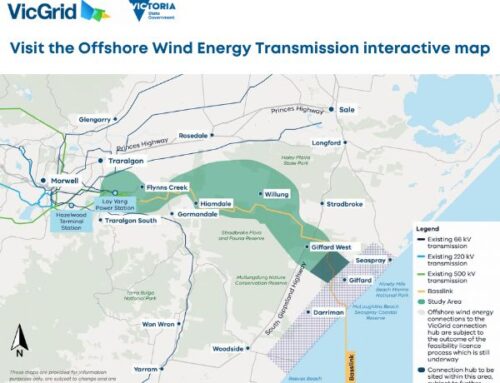 VicGrid Offshore Wind Transmission Map